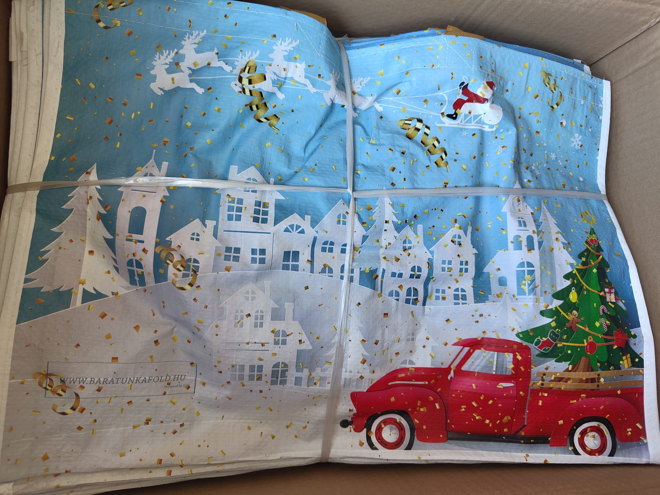 Barátunkaföld - Karácsonyi ökotáskák – vegyes méretek és nyomatok Barátunkaföld - Karácsonyi ökotáskák – vegyes méretek és nyomatok