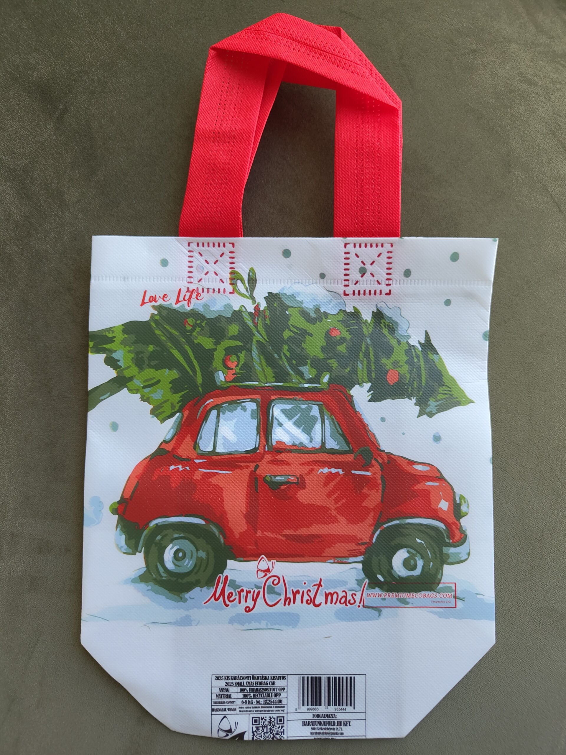 Barátunkaföld - Karácsonyi ökotáskák – vegyes méretek és nyomatok Barátunkaföld - Karácsonyi ökotáskák – vegyes méretek és nyomatok